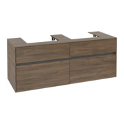 V&B Collaro Meuble sous lavabo 140x54,8x50 cm, f 2 WT, chêne Arizona