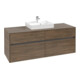 V&B Collaro Meuble sous lavabo 140x54,8x50 cm, f WT central, chêne Arizona-1