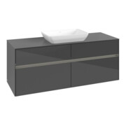 V&B Collaro Meuble sous lavabo 140x54,8x50 cm, f WT mi, LED 10W, glo Gr-3