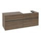 V&B Collaro Meuble sous lavabo 140x54,8x50 cm, lavabo à droite, chêne Arizona-1