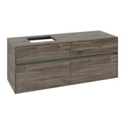 V&B Collaro meuble sous lavabo 140x54,8x50 cm, LV gauche, chêne pierre-3