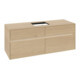 V&B Collaro Meuble sous lavabo 140x54,8x50 cm, pour WT mi, LED 10W, Nord Oa-1