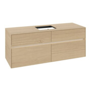 V&B Collaro Meuble sous lavabo 140x54,8x50 cm, pour WT mi, LED 10W, Nord Oa