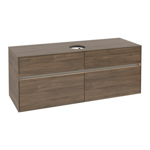 V&B Collaro meuble sous-lavabo 140x54,8x50 cm, WT mi, LED 10 W, Ariz. Oa