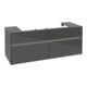 V&B Collaro Meuble sous lavabo 140x54,8x50 cm, WT mi, LED 10 W, glo Gr-3