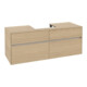 V&B Collaro Meuble sous lavabo 140x54,8x50cm, f WT central, chêne nordique-4