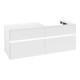 V&B Collaro Meuble sous lavabo 140x54,8x50cm, lavabo à droite, LED 10W, blanc mat-1