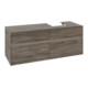 V&B Collaro Meuble sous lavabo 140x54,8x50cm, lavabo à droite, LED 10W, st. Oa-1