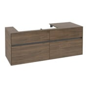V&B Collaro Meuble sous lavabo 140x54,8x50cm, LV gauche, chêne Arizona