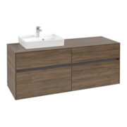 V&B Collaro Meuble sous lavabo 140x54,8x50cm, vasque gauche, chêne Arizona