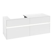 V&B Collaro Meuble sous lavabo 140x54,8x50cm, WT l, LED 10W, bl. mat-3