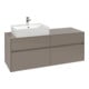 V&B Collaro Meuble sous lavabo 140x54,8x50cm, WT l, LED 10W, bleu volc-1