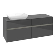 V&B Collaro Meuble sous lavabo 140x54,8x50cm, WT l, LED 10W, glo Gr-3