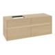V&B Collaro Meuble sous lavabo 140x54,8x50cm, WT l, LED 10W, Nord Oa