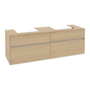 V&B Collaro Meuble sous lavabo 160x54,8x50 cm, 2 portes, chêne nordique