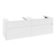V&B Collaro Meuble sous lavabo 160x54,8x50 cm, 2 tiroirs, blanc mat-1