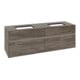 V&B Collaro Meuble sous lavabo 160x54,8x50 cm, 2 tiroirs, LED 12W, st. Oa-1