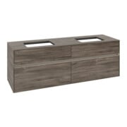 V&B Collaro Meuble sous lavabo 160x54,8x50 cm, 2 tiroirs, LED 12W, st. Oa