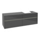 V&B Collaro Meuble sous lavabo 160x54,8x50 cm, vasque droite, LED 12W, glo Gr-3