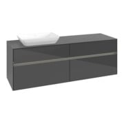 V&B Collaro Meuble sous lavabo 160x54,8x50 cm, WT l, LED 12W, glo Gr