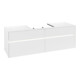 V&B Collaro Meuble sous lavabo 160x54,8x50 cm, WT mi, LED 12W, blanc mat-3
