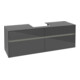 V&B Collaro Meuble sous lavabo 160x54,8x50 cm, WT mi, LED 12W, glo Gr-3