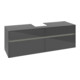 V&B Collaro Meuble sous lavabo 160x54,8x50 cm, WT mi, LED 12W, glo Gr-1