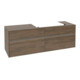 V&B Collaro Meuble sous lavabo 160x54,8x50cm, Lavabo droit, LED 12W, Ariz. Oa-3