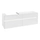 V&B Collaro Meuble sous lavabo 160x54,8x50cm, WT l, LED 12W, blanc glo-1