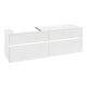 V&B Collaro Meuble sous lavabo 160x54,8x50cm, WT l, LED 12W, blanc mat-1