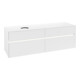 V&B Collaro Meuble sous lavabo 160x54,8x50cm, WT l, LED 12W, blanc mat-3