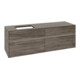 V&B Collaro Meuble sous lavabo 160x54,8x50cm, WT l, LED 12W, st. Oa
