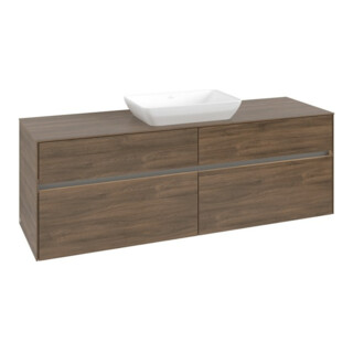 V&B Collaro Meuble sous lavabo 160x54,8x50cm, WT mi, LED 12W, Ariz. Oa