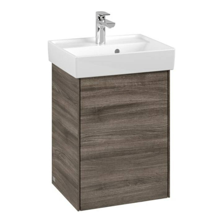 V&B Collaro Meuble sous lavabo 41x54,6x34,4 cm, mitigeur, raccord gauche, st. Oa
