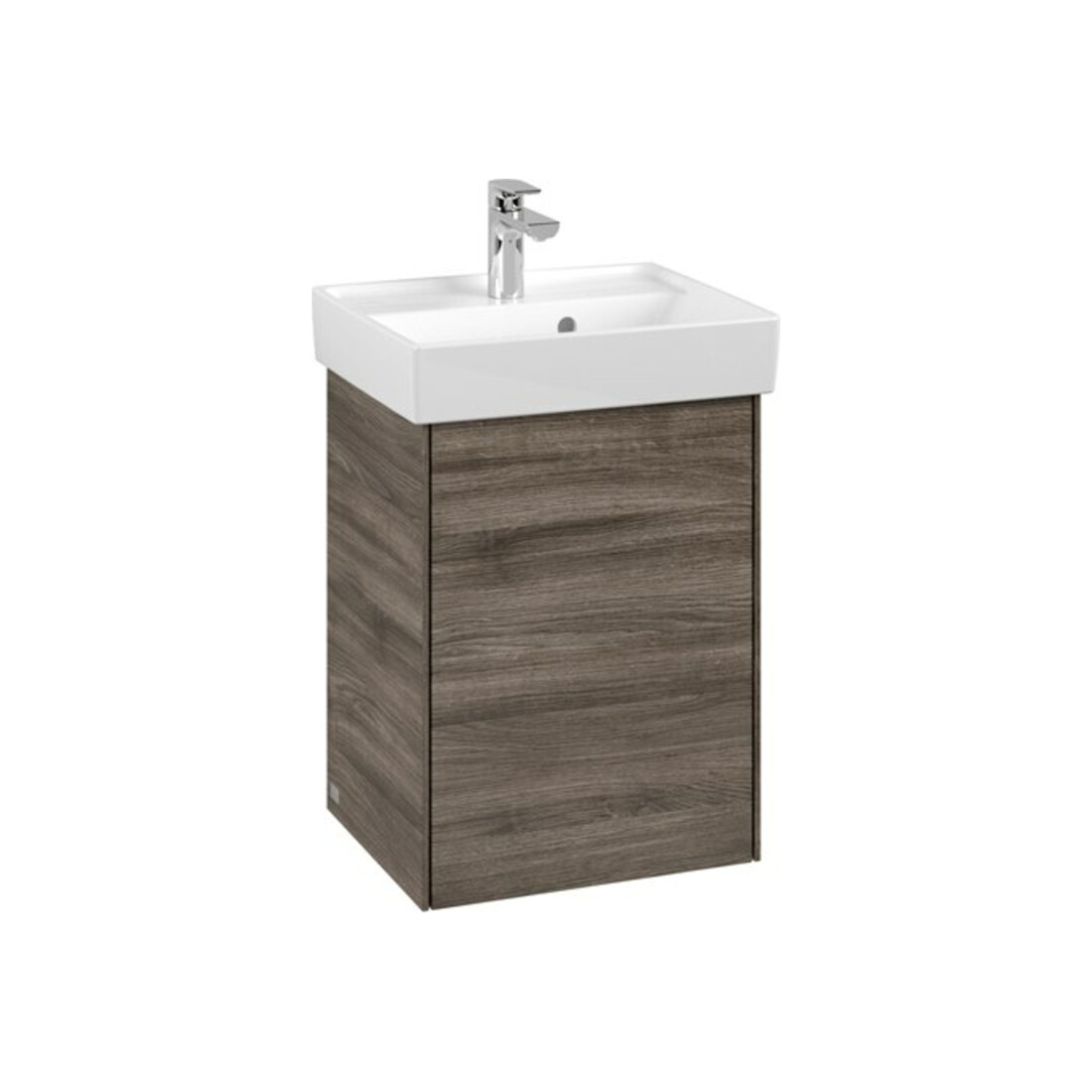 V&B Collaro Meuble sous lavabo 41x54,6x34,4 cm, mitigeur, raccord gauche, st. Oa