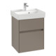 V&B Collaro Meuble sous-lavabo 46x54,6x37,4 cm, évier centré, vert doux-1