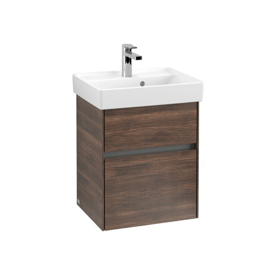 V&B Collaro Meuble sous lavabo 46x54,6x37,4cm, EV central, chêne Arizona