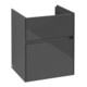 V&B Collaro Meuble sous lavabo 46x54,6x37,4cm, EV central, gris brillant
