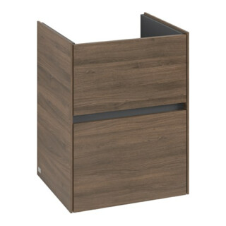 V&B Collaro Meuble sous lavabo 47,2x61x40,4 cm, EV central, chêne Arizona