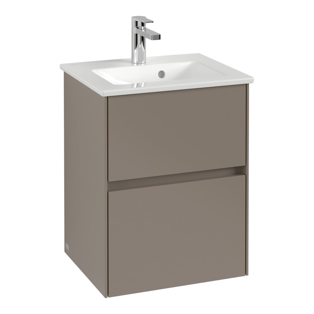 V&B Collaro Meuble sous lavabo 47,2x61x40,4 cm, WT mi, LED 3,1W, Mar bl.