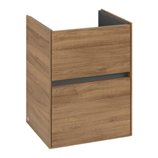 V&B Collaro Meuble sous lavabo 47,2x61x40,4cm, EV central, chêne Kansas