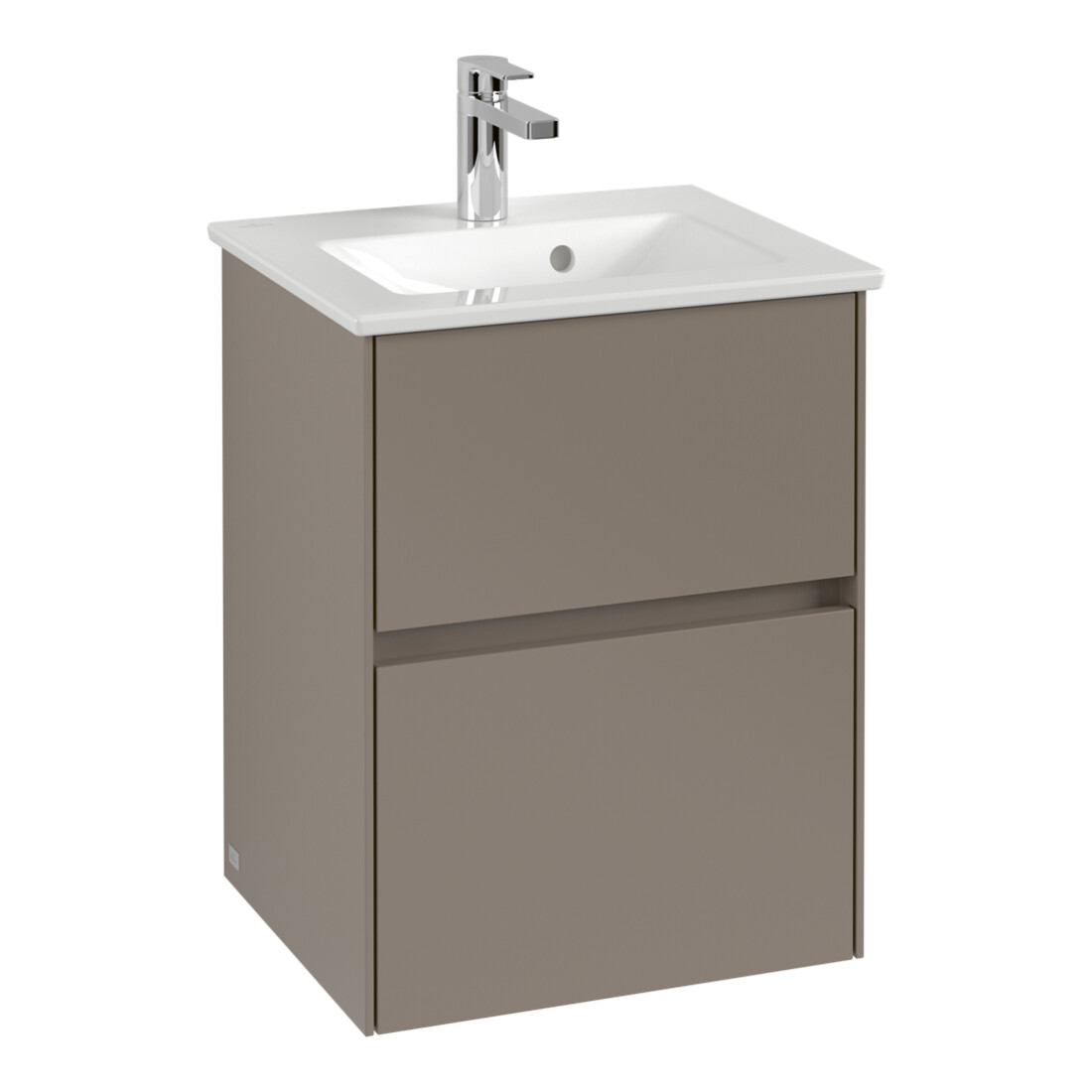 V&B Collaro Meuble sous lavabo 47,2x61x40,4cm, EV centré, chêne blanc