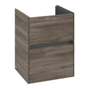 V&B Collaro Meuble sous lavabo 47,2x61x40,4cm, EV centré, chêne pierre