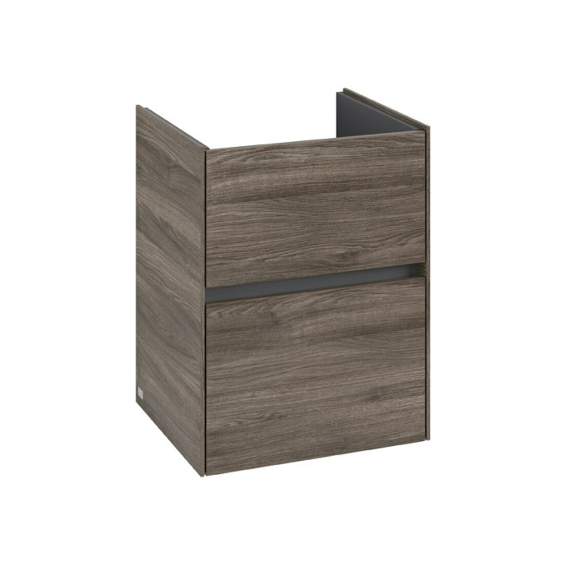 V&B Collaro Meuble sous lavabo 47,2x61x40,4cm, EV centré, chêne pierre