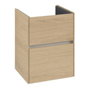 V&B Collaro Meuble sous lavabo 47,2x61x40,4cm, évier central, chêne nordique-4