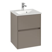 V&B Collaro Meuble sous lavabo 47,2x61x40,4cm, WT mi, LED 3,1W, graphite
