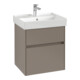 V&B Collaro Meuble sous lavabo 51x54,6x41,4 cm, EV central, noir volcan-1