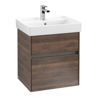 V&B Collaro Meuble sous lavabo 51x54,6x41,4 cm, vasque centrale, chêne Arizona