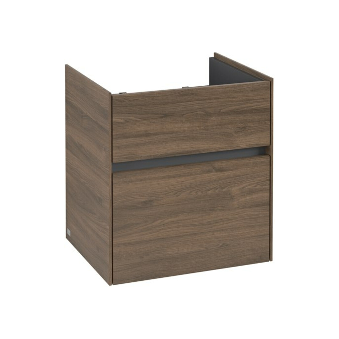 V&B Collaro Meuble sous lavabo 51x54,6x41,4 cm, vasque centrale, chêne Arizona