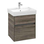 V&B Collaro Meuble sous lavabo 51x54,6x41,4 cm, vasque centrale, chêne pierre
